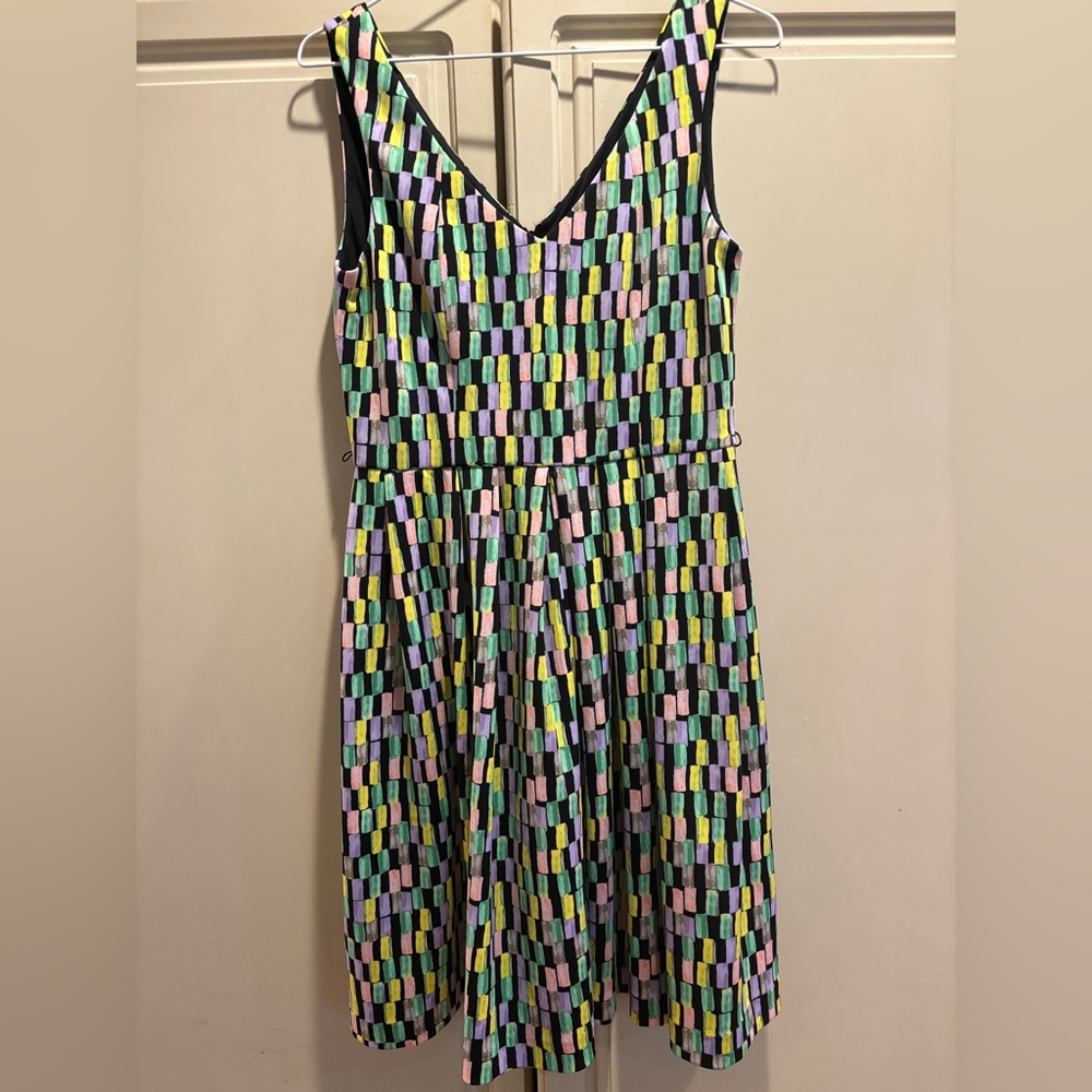 Calvin Klein Colorful Geometric Midi Dress